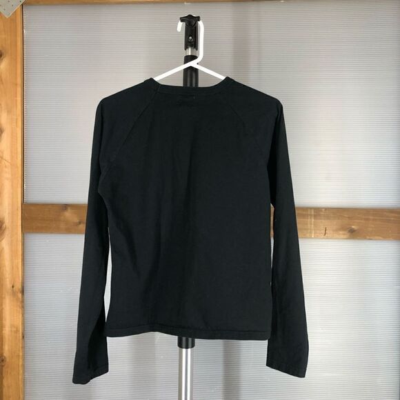 ROOTS 73 Black Fitted Long Sleeve Tee Sz L - Picture 2 of 5